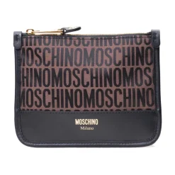 Moschino Clutch*Lost And Found Pochette Brun