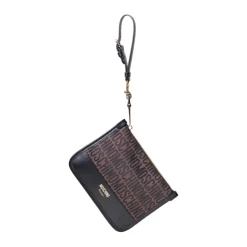 Moschino Clutch*Lost And Found Pochette Brun