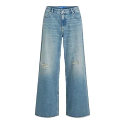 Karl Lagerfeld Jeans*Low-Rise Wide-Leg Jeans Blå