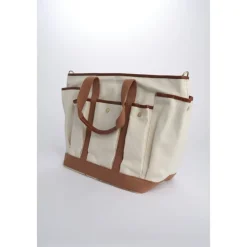 Vanessa Bruno Indkøbstasker*Lærred Worker Taske i Hvid