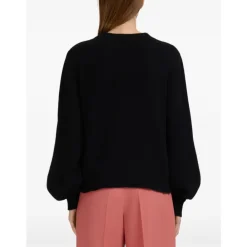 Marni Striktrøjer & Sweatere*Luksuriøs Cashmere Sweater AW25 Sort