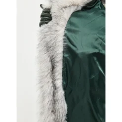 Cesare Gaspari Frakker*Luksuriøs Faux Fur Frakke Natalie - Grå