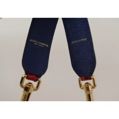 Dolce & Gabbana Tilbehør Til Tasker*Luksuriøs Rød Python Læder Skulderrem Multifarvet