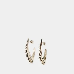 Alexander McQueen Smykker*Luksus Pave Øreringe Grå