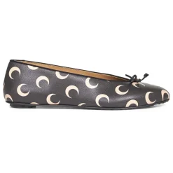 Marine Serre Ballerina Sko*Luna Bow Ballerina Sort