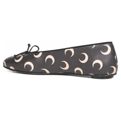 Marine Serre Ballerina Sko*Luna Bow Ballerina Sort