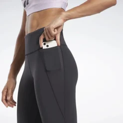 Reebok Bukser*Lux High Rise Tight Leggings Sort