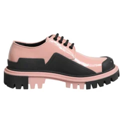 Dolce & Gabbana Snøresko*Lyserød læder snøresko Pink