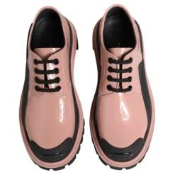 Dolce & Gabbana Snøresko*Lyserød læder snøresko Pink