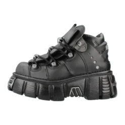 New Rock Støvler*M106 VS1 Zapato Cordones Sort