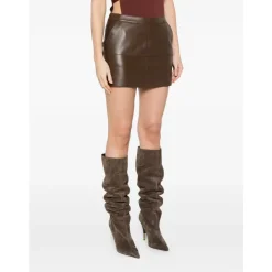 P.A.R.O.S.H. Nederdele*MACIOCK26 Mini Nederdel Brun