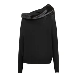 Alberta Ferretti Striktrøjer & Sweatere*Maglia Sort