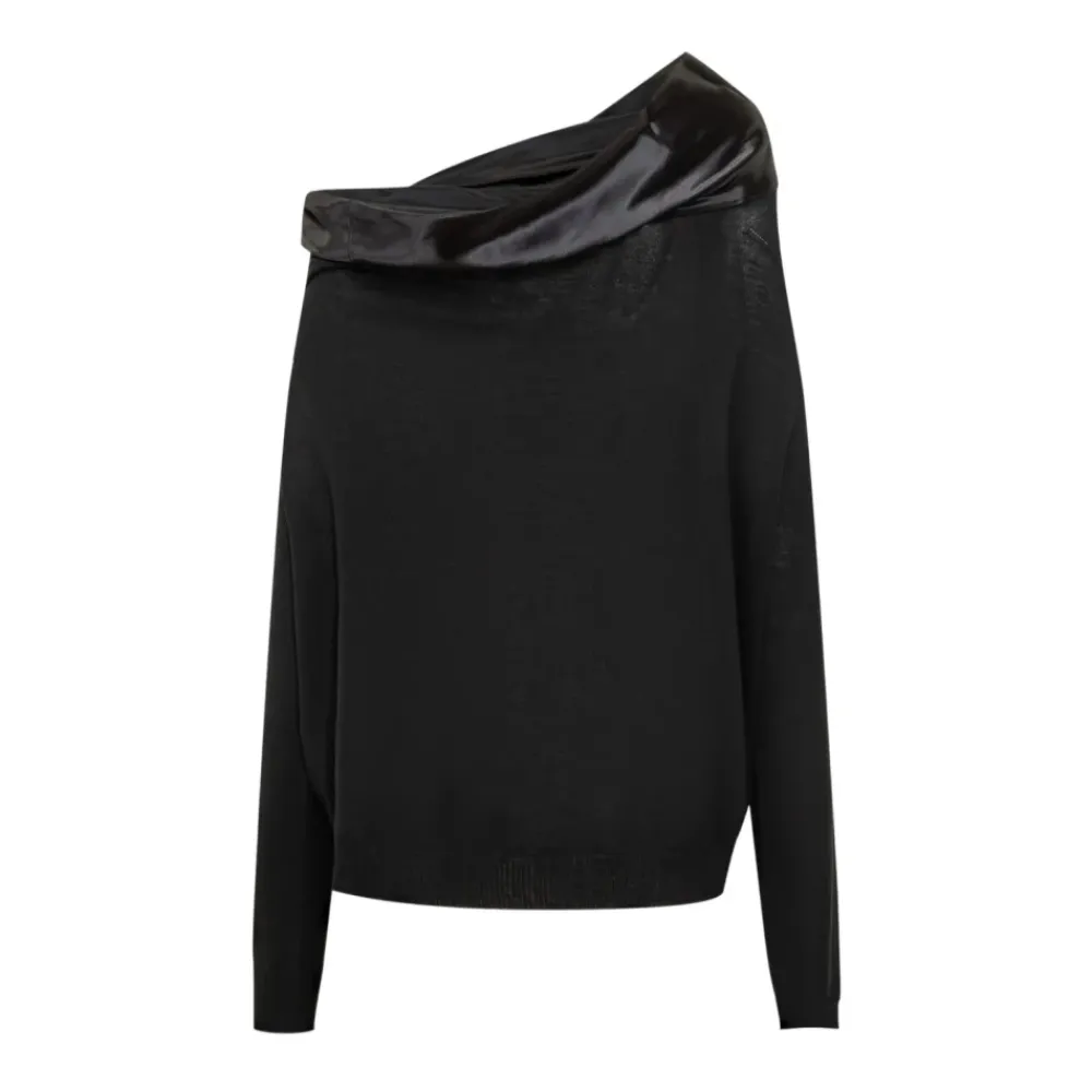 Alberta Ferretti Striktrøjer & Sweatere*Maglia Sort