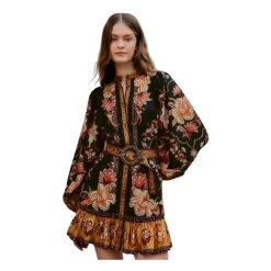 FARM Rio Kjoler*Majestic Garden Mini Kjole Sort