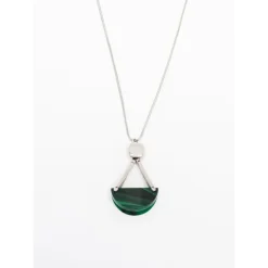 PLAN C Smykker*Malachite Pendant Coulis Necklace Grøn