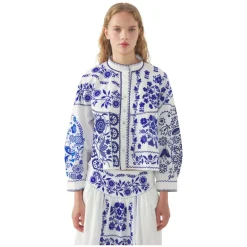 Antik Batik Bluser & Skjorter*Mamie Bluse Blå