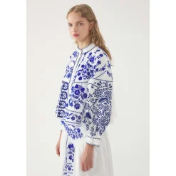 Antik Batik Bluser & Skjorter*Mamie Bluse Blå