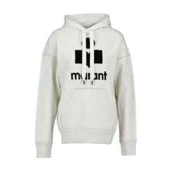 Isabel Marant Striktrøjer & Sweatere*Mansel Hoodie Hvid