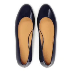 Kazar Pumps*Marine lakerede pumps på en stang Blå