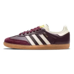 Adidas Sneakers*Maroon Gold Metallic Sneakers Lav Profil Rød