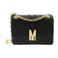 Moschino Skuldertasker*Matelassé Medium Skuldertaske Sort