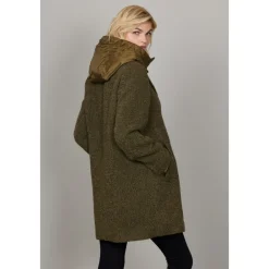 Junge Frakker*Mathilda Modern Fit Enkeltradet Frakke Grøn