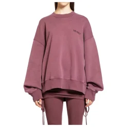 The Attico Sweatshirts*Mauve Fade Bomuld Crewneck Sweatshirt Lilla