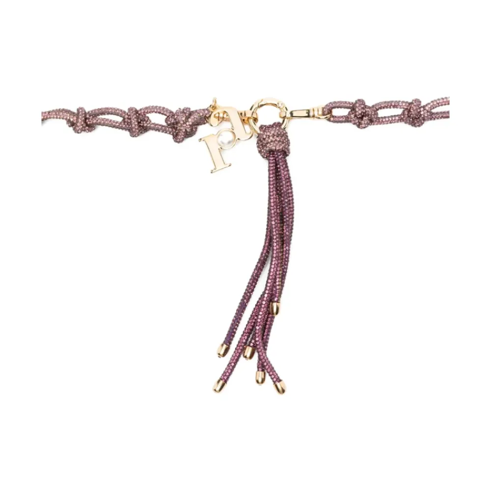 Rosantica Tilbehør Til Tasker*Mauve Taske med Stenpynt Pink