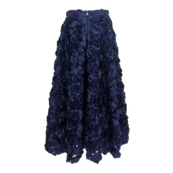 ROTATE Birger Christensen Nederdele*Maxi Sun Nederdel til Kvinder Blå