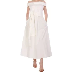 Weekend Max Mara Kjoler*MaxMara WEEKEND - Dresses > Day Dresses > Midi Dresses Hvid