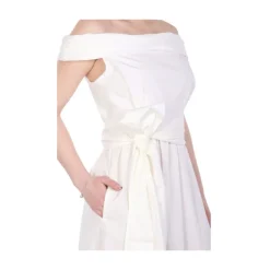 Weekend Max Mara Kjoler*MaxMara WEEKEND - Dresses > Day Dresses > Midi Dresses Hvid