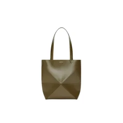 Loewe Indkøbstasker*Medium Puzzle Fold Tote Grøn