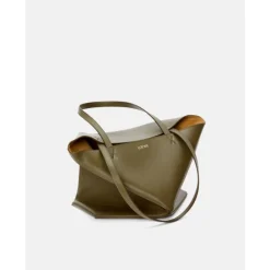 Loewe Indkøbstasker*Medium Puzzle Fold Tote Grøn