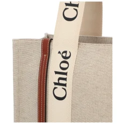 Chloé Indkøbstasker*Medium Woody Tote Bag Hvid