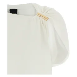 PINKO T-Shirts*Melody Supima Cotton Stretch Top Hvid