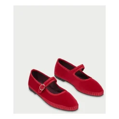 Flabelus Ballerina Sko*Mercedita Rød