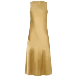 Nina Ricci Kjoler*Mermaid Midi Dress With Open Back Gul