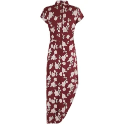 ROTATE Birger Christensen Kjoler*Mesh Asymmetrisk Kjole Rød