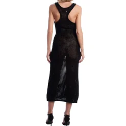 Zadig & Voltaire Kjoler*Mesh Strikærme Kjole Sort