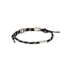 Balenciaga Smykker*Metal Logo Reb Armbånd Sort