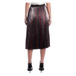 Zadig & Voltaire Nederdele*Metallic Gradient Plisseret Midi Nederdel Multifarvet