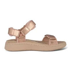 Woden Sandaler*Metallic Rose Lædersandal Pink