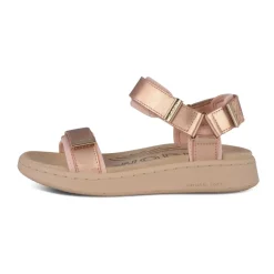 Woden Sandaler*Metallic Rose Lædersandal Pink