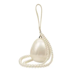 Simone Rocha Clutch*Micro Egg Bag Beige