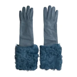 Dolce & Gabbana Handsker*Mid Arm Length Gloves Blå