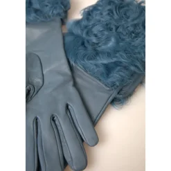 Dolce & Gabbana Handsker*Mid Arm Length Gloves Blå