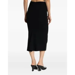 Givenchy Nederdele*Midi Kickback Skirt Sort