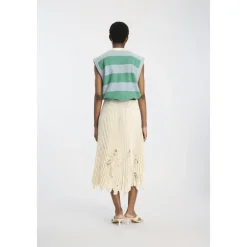 Munthe Nederdele*Midi Nederdele Beige