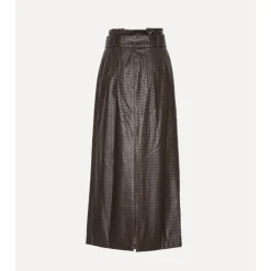 ROTATE Birger Christensen Nederdele*Midi Paper Waist Skirt Brun