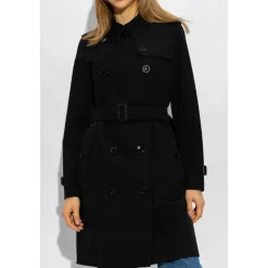 Burberry Frakker*Mid-length Kensington Heritage Trenchcoat Sort